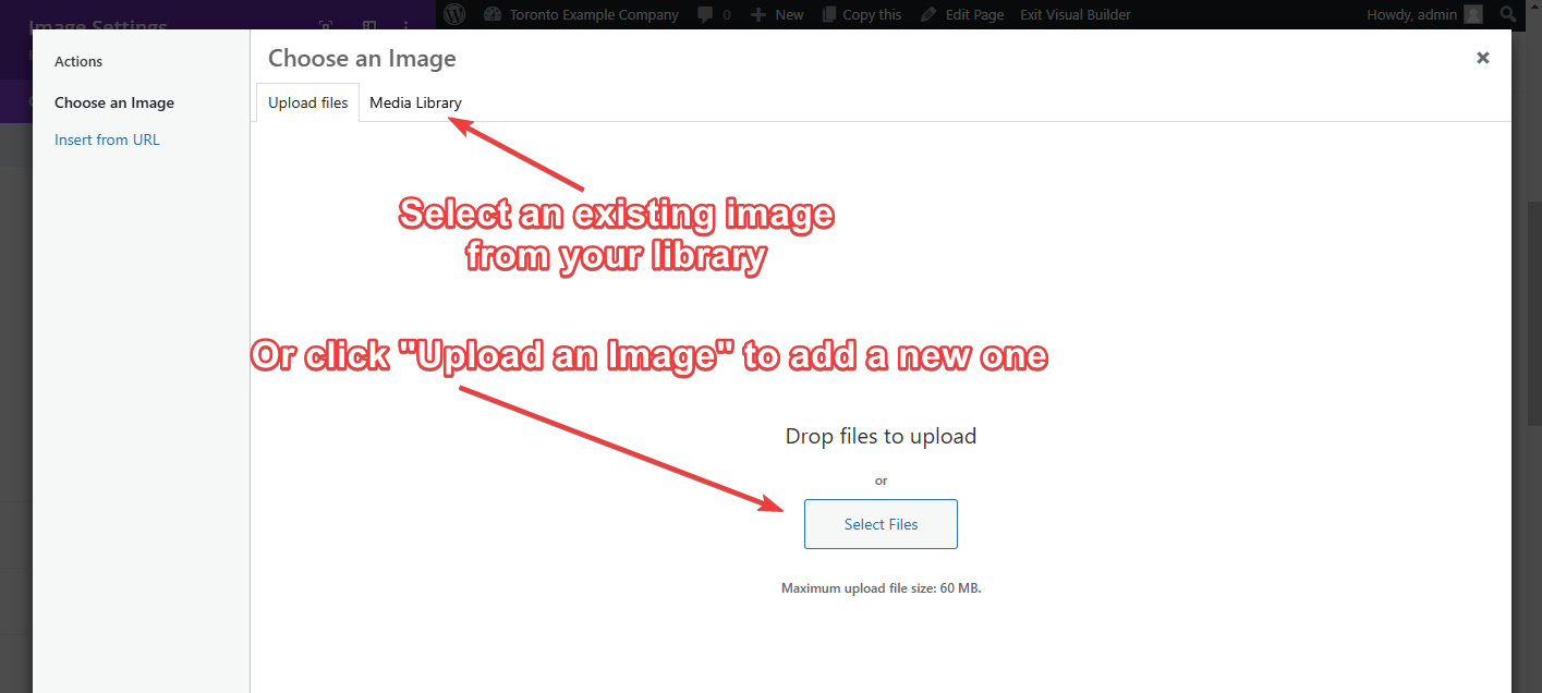 select image